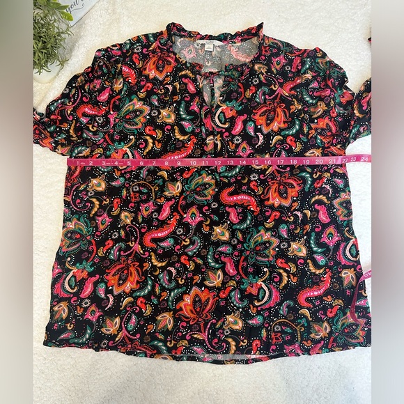 Croft & Barrow blouse. Women’s size large. - Picture 7 of 10